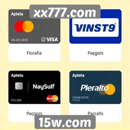 Métodos de pagamento aceitos no site xx777.com